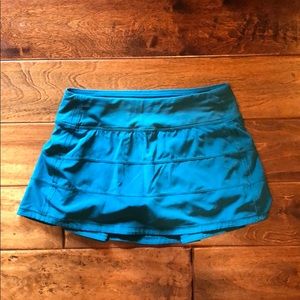 Lululemon Pace Rival Skirt (Teal)